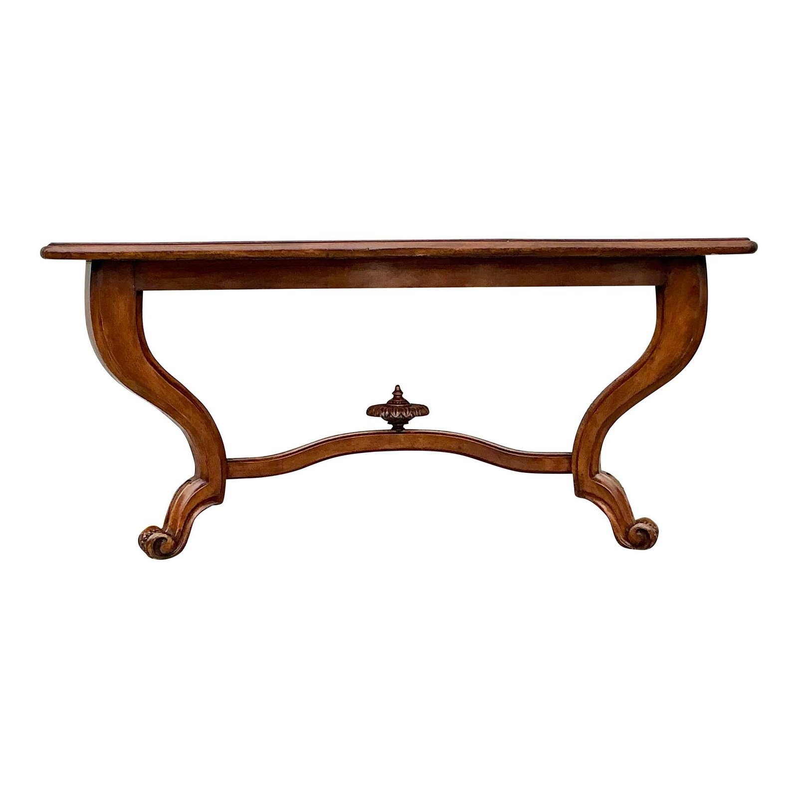 Vintage Boho Wall-Mount Console Table 72" Wood Brown (1 of 10)