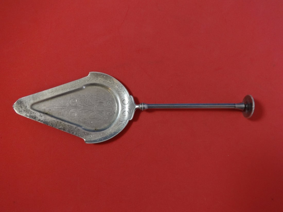 Gorham Old English Sterling Silver Pie Server Bright-Cut 9 5/8" (1 of 1)