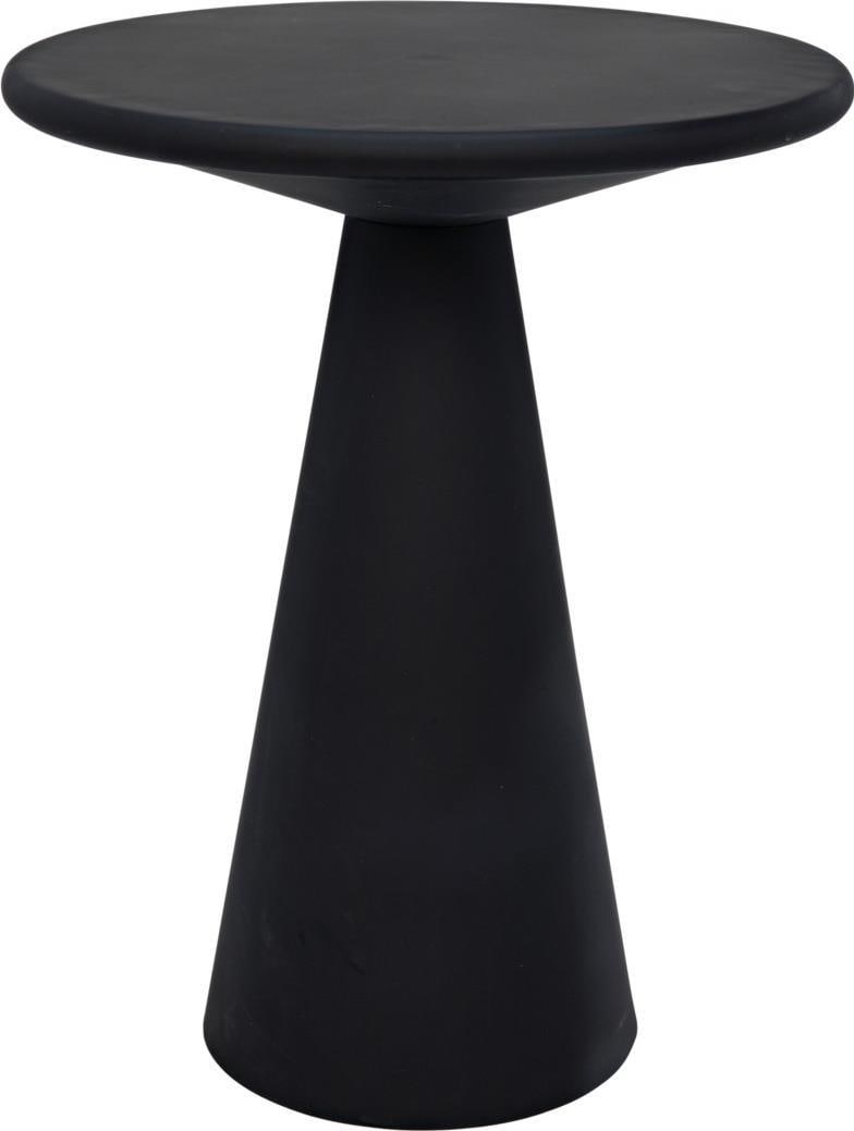 Noir Idiom Matte Black Steel Accent Side Table Industrial Style: Noir Idiom Matte Black Steel Accent Side Table Industrial Style This Matte Black Steel Accent Side Table boasts a sleek industrial design, perfect for adding a modern touch to any space. Crafted from 