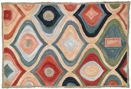 Handcrafted Camp Crab Creek 3x5 Rug Early American Style (1 of 1)