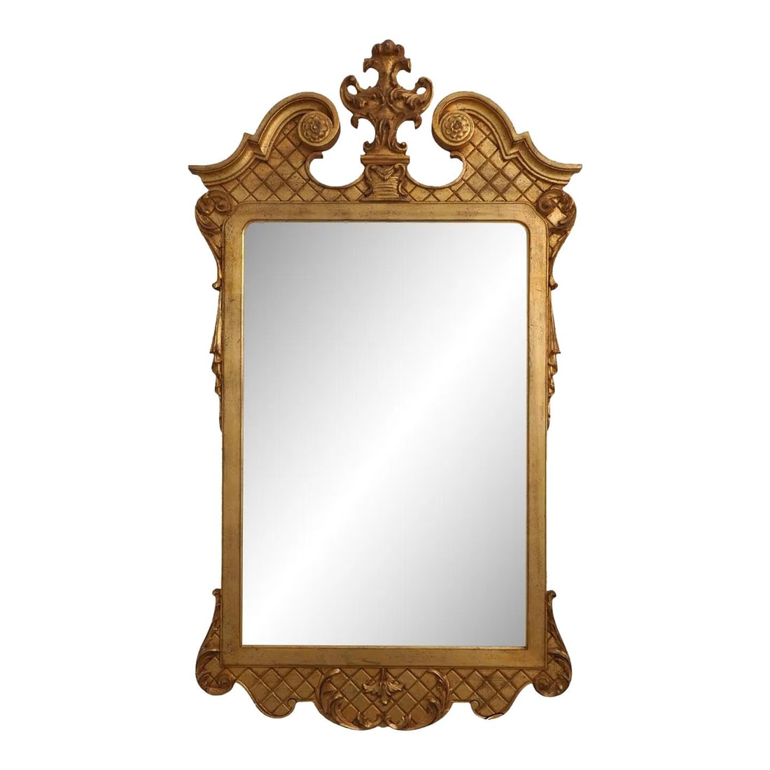 Stunning Italian Gold Gilt Renaissance Style Wall Mirror 29.5 x 52.5 (1 of 10)