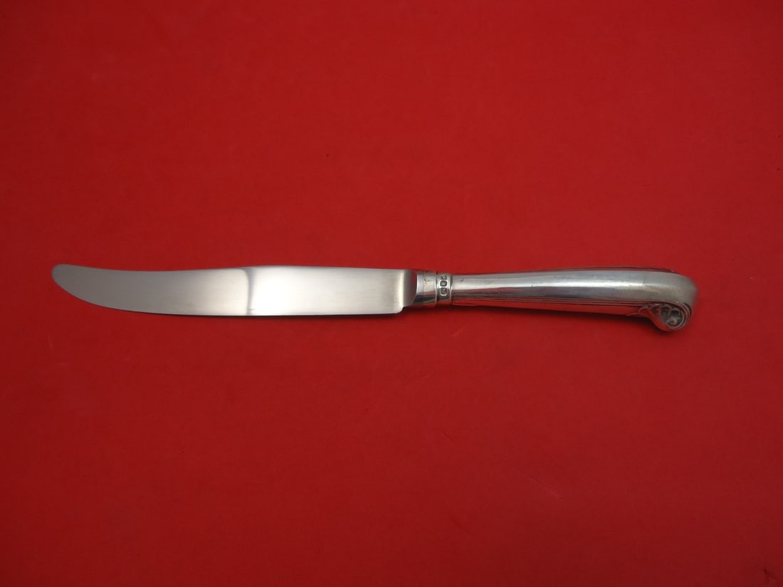 Spaulding & Co. English Shell Sterling Silver Knife 8 5/8" (1 of 1)