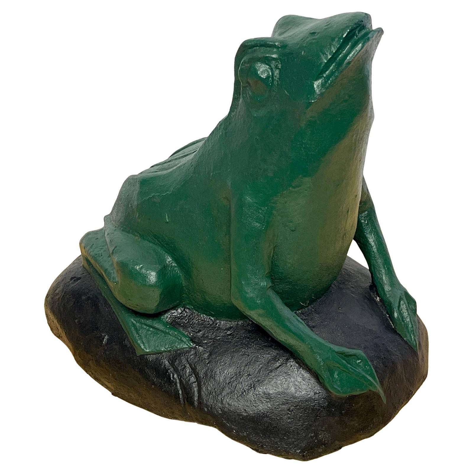 Vintage 1920s Folk Art Cast Iron Frog Door Stop (1 of 11)