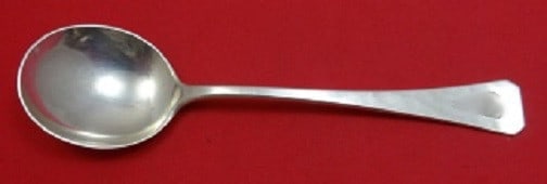 Porter Blanchard Square Sterling Silver Bouillon Soup Spoon 5 3/4" (1 of 1)
