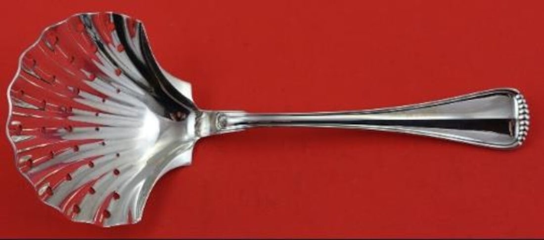 Buccellati Milano Sterling Silver Pea Spoon Shell Bowl 8 5/8 Inch (1 of 2)