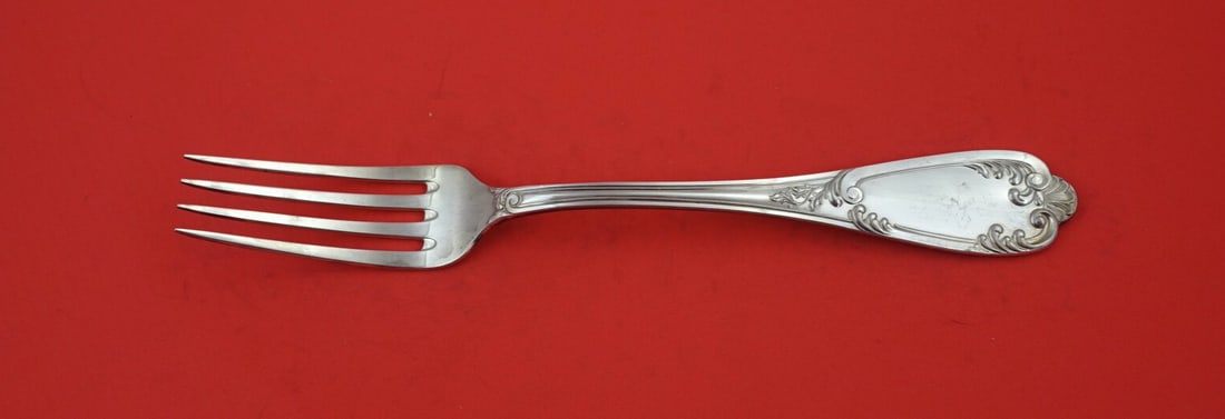 Fortunoff Buccellati Verona Sterling Silver Vegetable Fork 9 7/8 (1 of 2)