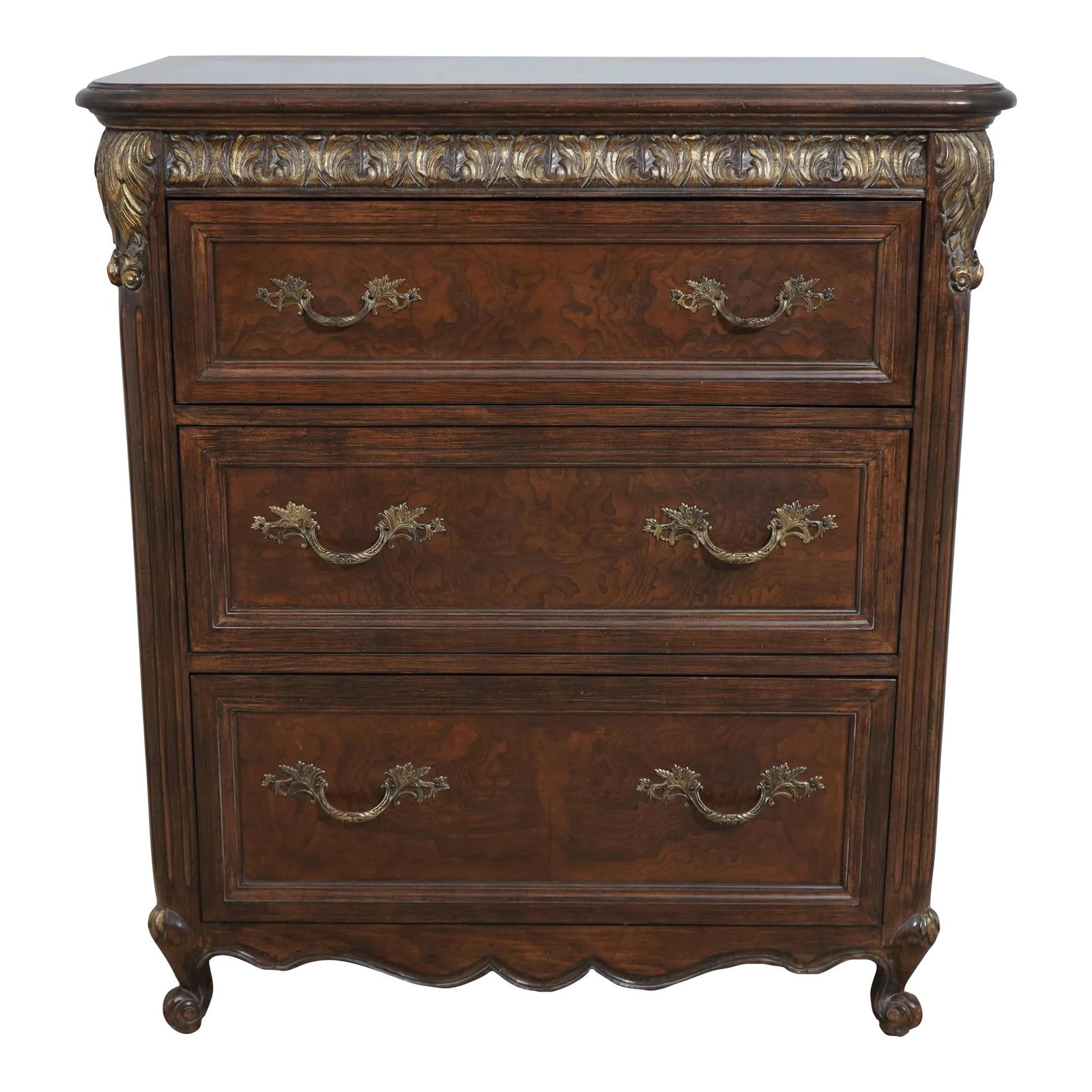 Jeffco Continental Walnut Butler Desk Chest with Carved Details (1 of 10)
