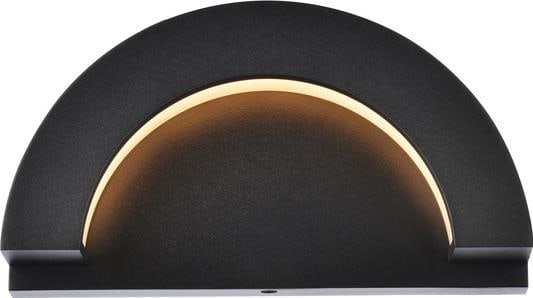 Elegant Black LED Wall Light 5.25H 9.75W Outdoor UL Listed (1 of 1)