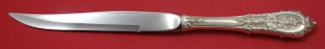 Wallace Rose Point Sterling Silver Steak Knife 9 inch (1 of 2)
