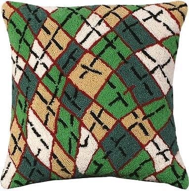 New Festive Argyle Pillow 18x18 with Plush Down Insert (1 of 1)