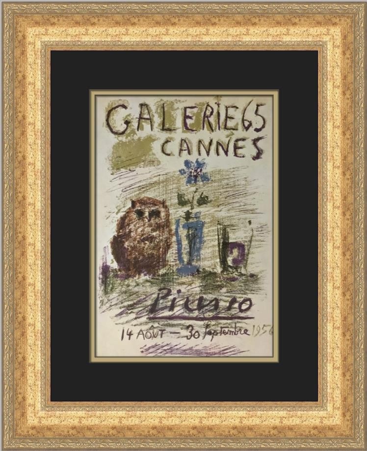 Pablo Picasso Galerie 65 Cannes Custom Framed Offset Print (1 of 2)
