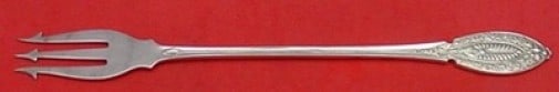 Shiebler Princess Sterling Silver Pickle Fork 7.5 Inch Serving Fork (1 of 1)