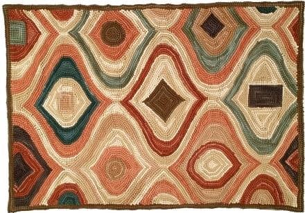 Eco-Friendly Hand-Hooked Vintage Style 2x3 Rug (1 of 1)