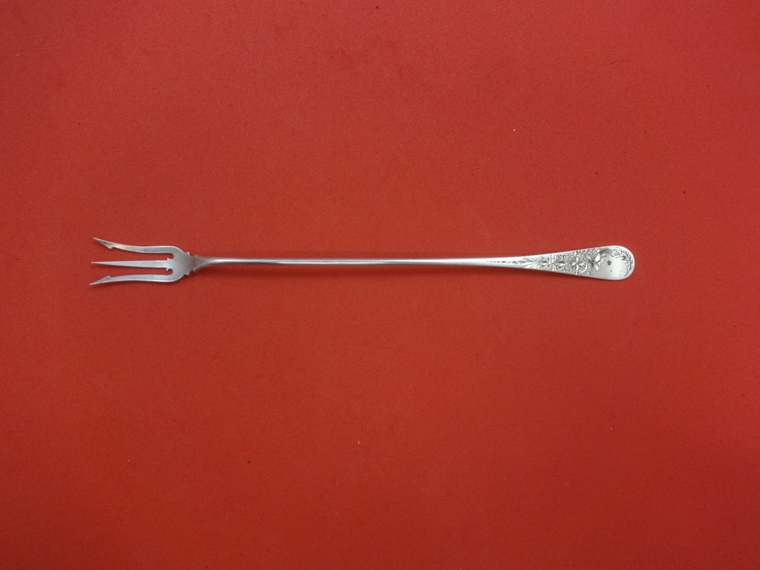 Towle Sterling Silver Number 38 Engraved Pickle Fork 8 3/4" (1 of 1)