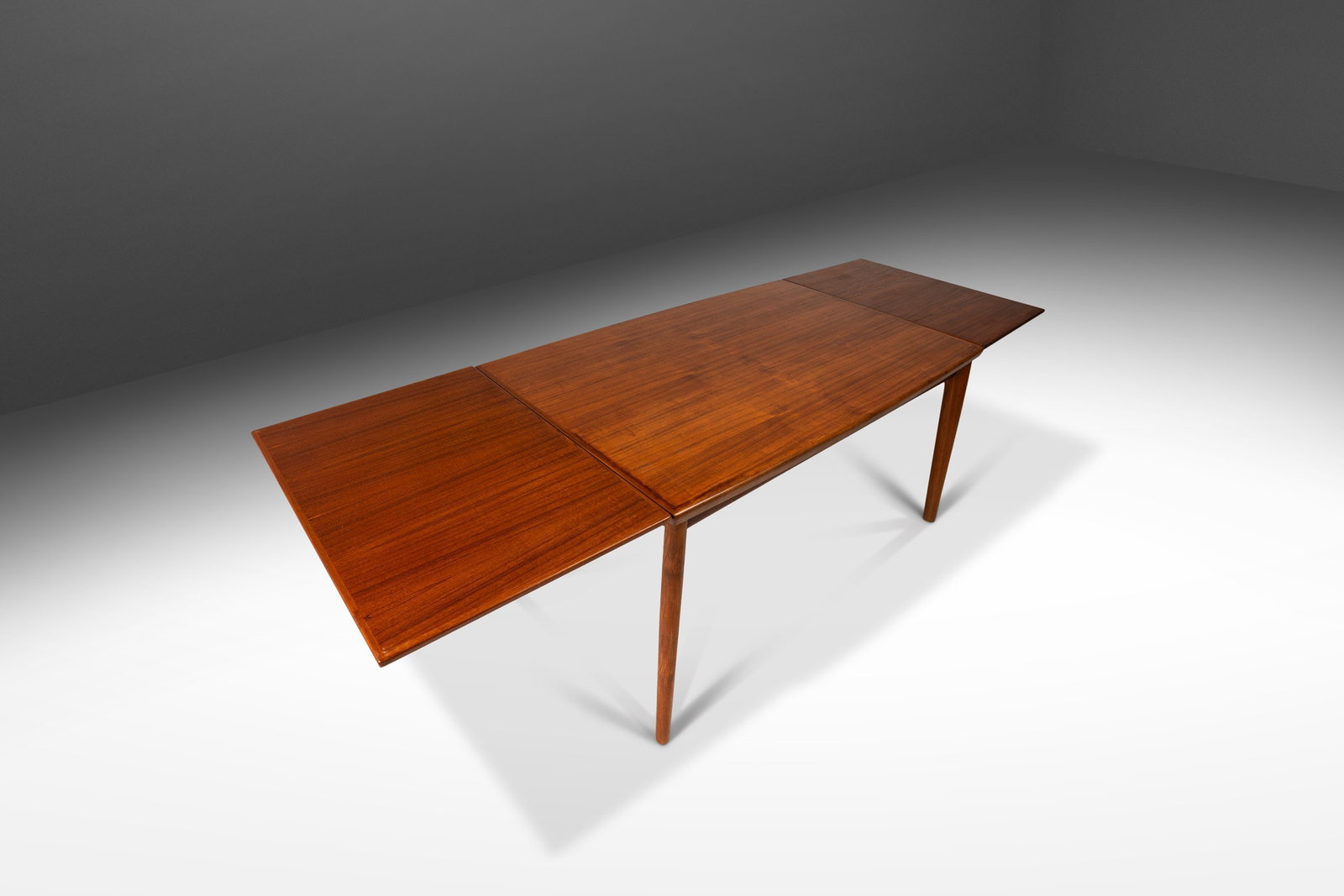 Danish Mid-Century Modern Teak Expansion Dining Table with Stow-in Leaves (1 of 10)