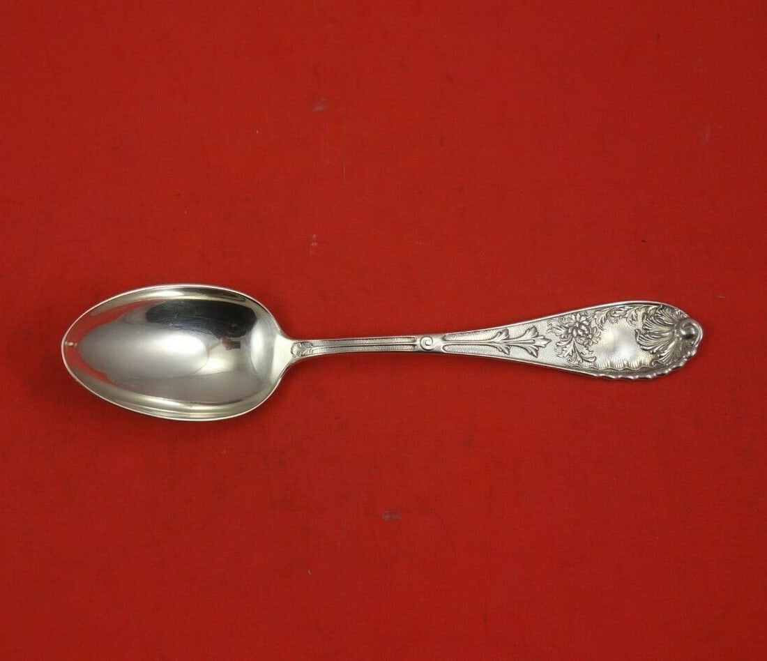 Wood & Hughes Undine Sterling Silver Soup Dessert Spoon 7" (1 of 3)