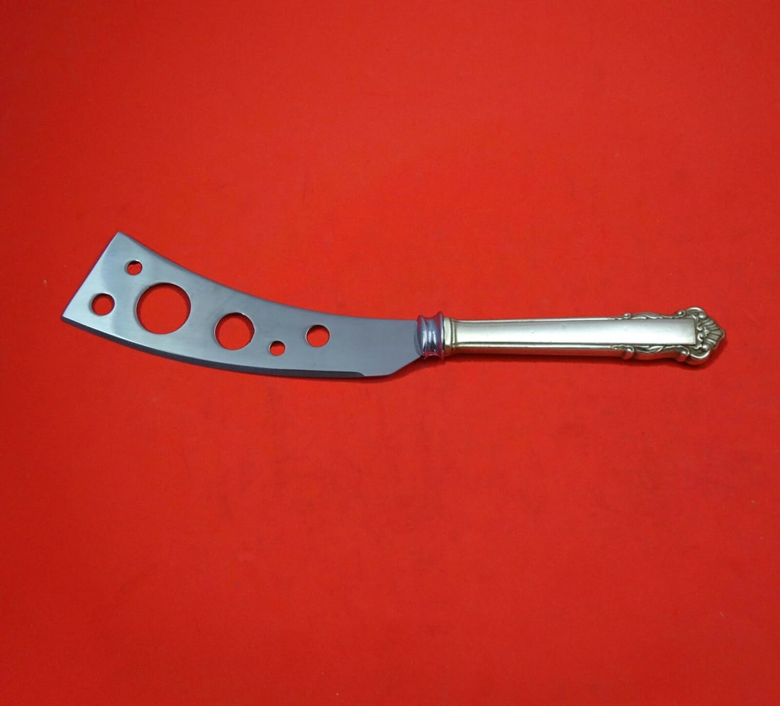 Lunt English Shell Sterling Silver Soft Cheese Knife 7 Inch Custom Made (1 of 3)