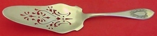 International Sterling Silver Napoleon Jelly Cake Server 8 Inch Pierced Design (1 of 2)
