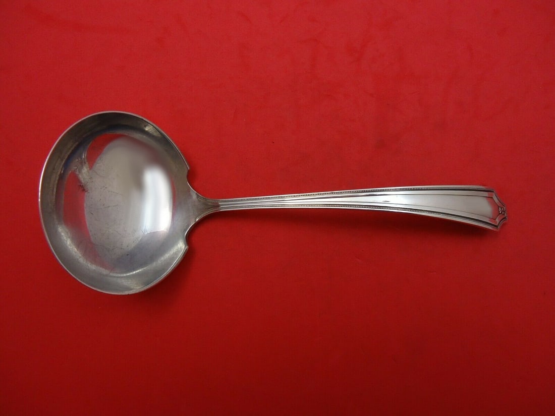 Whiting King Albert Sterling Silver Gravy Ladle 6.5 Inch Antique (1 of 2)