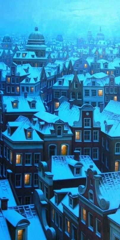 Alexei Butirskiy Majestic Rooftops Signed Limited Edition Giclee Canvas 40x20 (1 of 1)