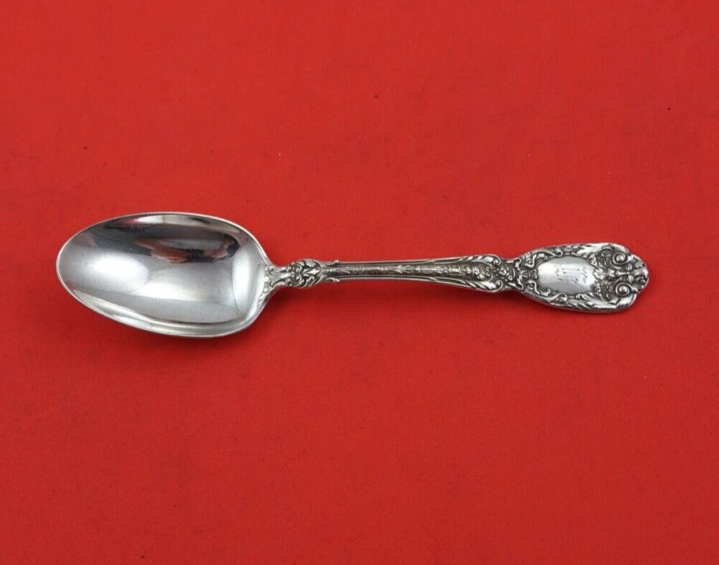 Gorham Florentine Sterling Silver Teaspoon Monogrammed 5 7/8" (1 of 2)