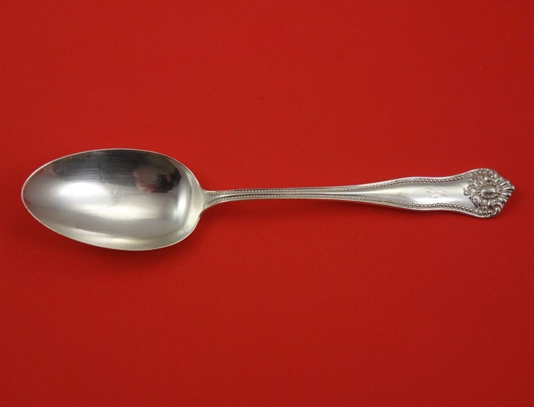 Knowles Mount Vernon Lexington Sterling Silver Serving Spoon 8.25" (1 of 2)