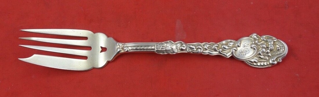 Gorham Sterling Silver Salad Fork 6 Inch Monogrammed Classic Design (1 of 2)