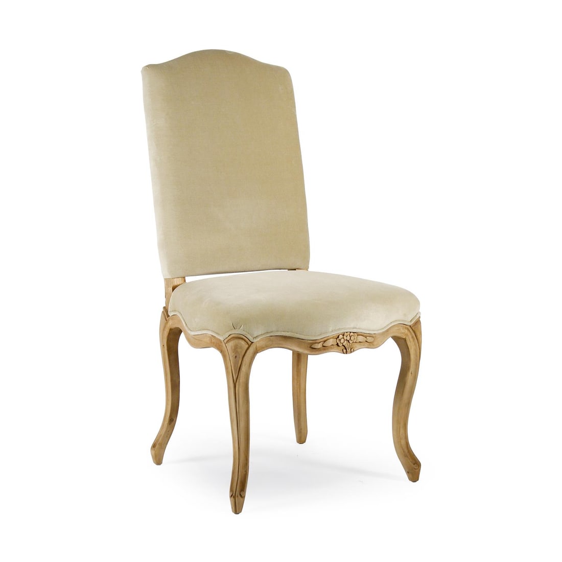 Zentique Cathy Side Chair Birch Mahogany Cream Finish Regency Style (1 of 3)