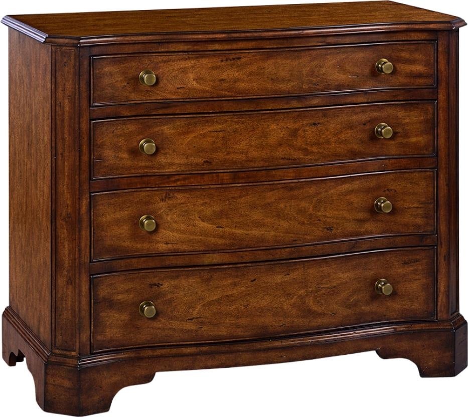 Oliver Home Willow Collection Blue Country Storage Chest (1 of 2)