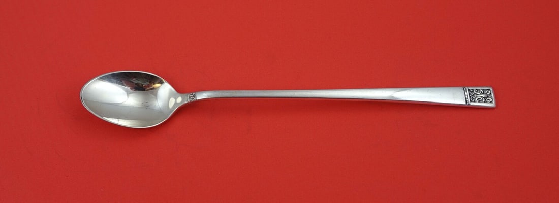 Towle Laureate Sterling Silver Iced Tea Spoon 8 Inch (1 of 2)