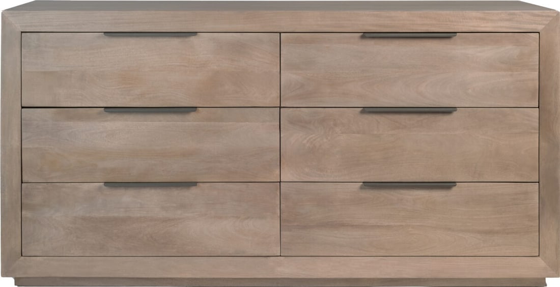 Rustic Holden Mango Wood Dresser by Alder Tweed 6 Drawers (1 of 3)