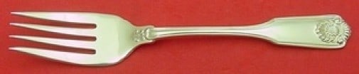 Frank Smith Fiddle Shell Sterling Silver Salad Fork 6.5" (1 of 2)
