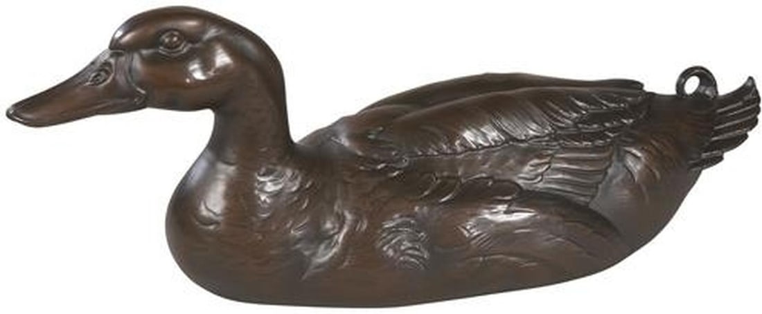 Traditional Hand-Cast Pintail Duck Sculpture French Country Style (1 of 1)