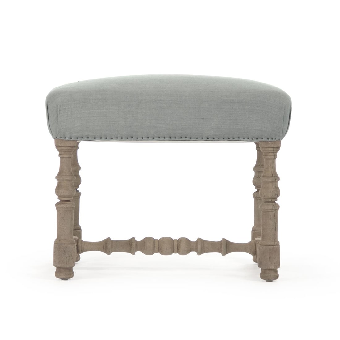 Audrey Collection Oak Stool in Beige French Country Style by Zentique (1 of 3)