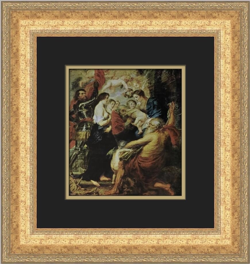 Peter Paul Rubens Madonna with Saints Custom Framed Art Print (1 of 2)
