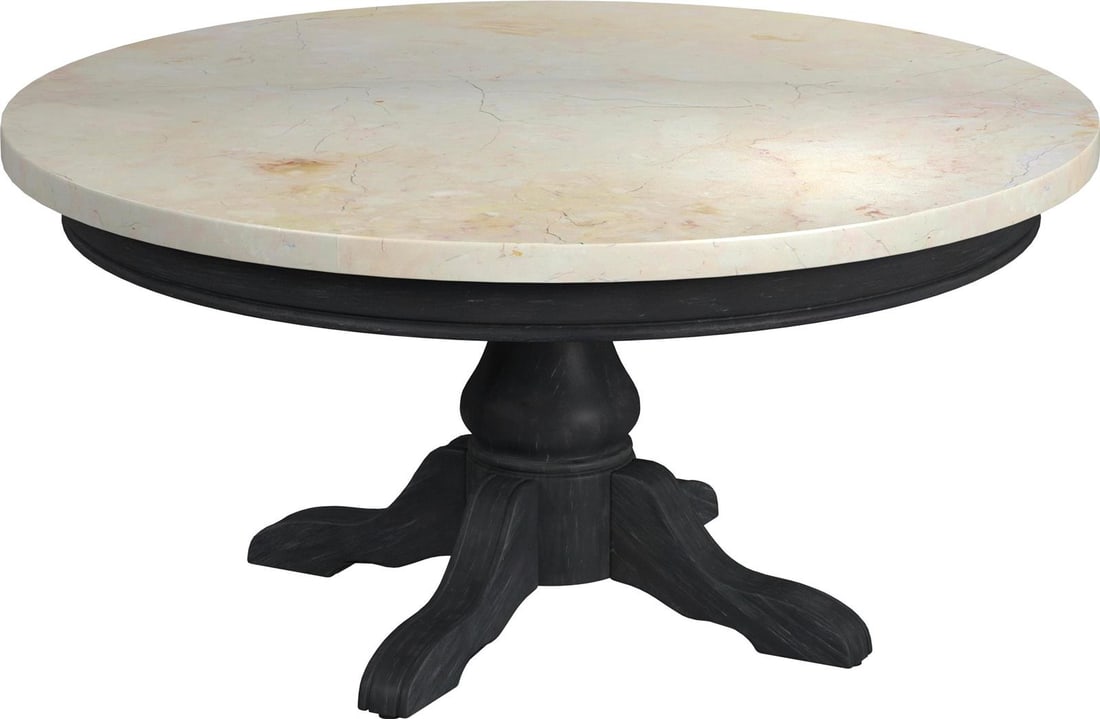 Butler Specialty Elegant Marble Coffee Table Transitional Design 38x38 (1 of 6)