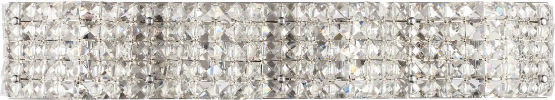 Elegant Lighting Ollie Chrome Crystal Wall Lamp 26.80" Wide (1 of 1)