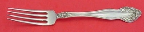 Watson Wedding Rose Sterling Silver Dinner Fork 7 3/4 Inches (1 of 1)