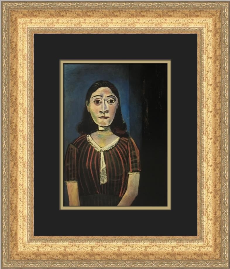 Pablo Picasso Portrait of Dora Maar Custom Framed Art Print 18 x 16 (1 of 2)