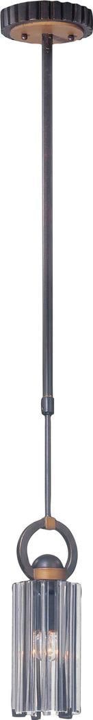 Kalco Foster 1-Light Art Deco Crystal Pendant Grecian Bronze: Kalco Foster 1-Light Art Deco Crystal Pendant Grecian Bronze Illuminate your space with the exquisite Foster 1-Light Crystal Pendant, featuring a sophisticated Grecian Bronze finish. This mini pendant