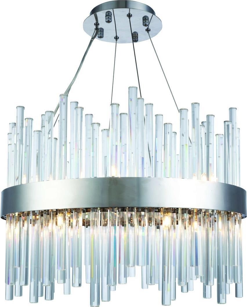 Elegant Lighting Dallas 14-Light Chrome Crystal Hanging Lamp (1 of 1)