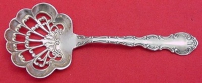 Sterling Silver Nut Spoon Strasbourg Pattern by Gorham 4 3/8 Inch (1 of 1)