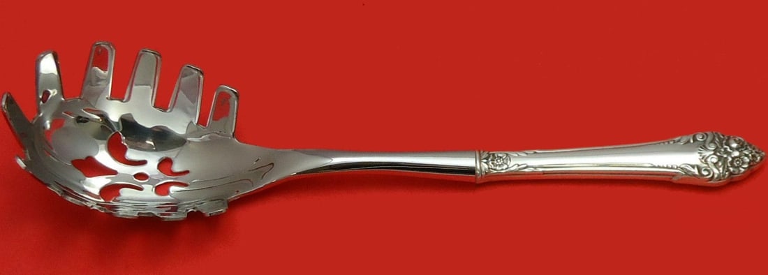 Reed & Barton Fragrance Sterling Silver Custom Pasta Server 10 3/4" (1 of 1)