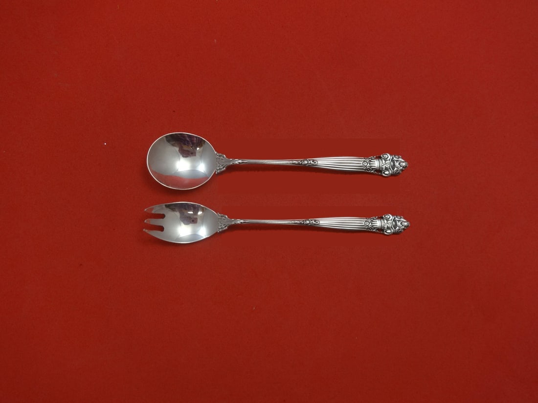 Towle Georgian Sterling Silver Baby Set 2pc Fork Spoon 4 3/4" (1 of 1)