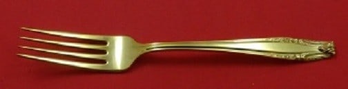 Wallace Stradivari Vermeil Fork 7 1/8 inches Sterling Silver (1 of 1)
