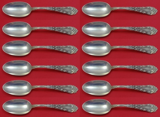 Amston Athene Sterling Silver Teaspoon Set of 12 5 7/8 in (1 of 4)