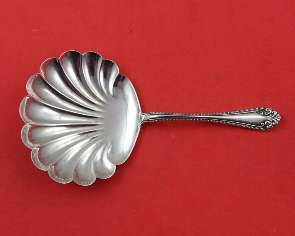 Alvin Melrose Sterling Silver Nut Spoon 5 Inch Serving Heirloom (1 of 3)