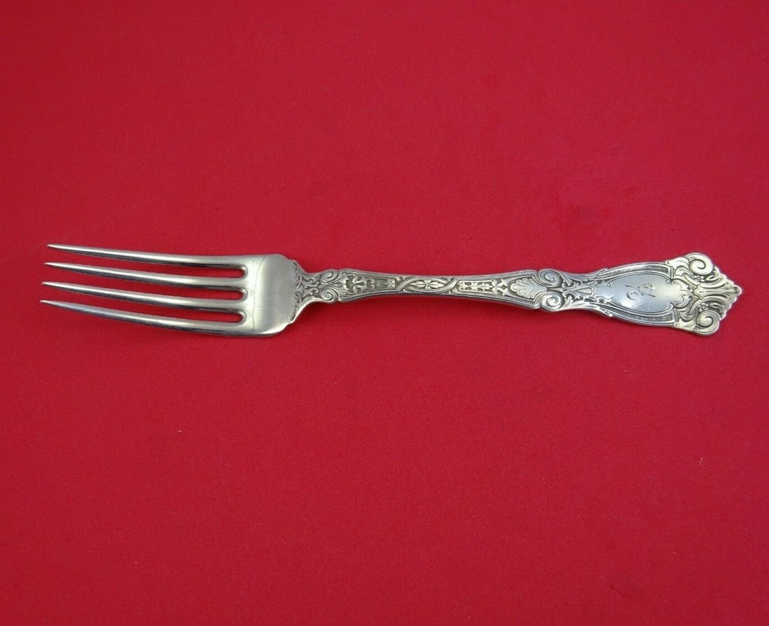 Wallace Berain Sterling Silver Dinner Fork 7.5 Inch Antique Flatware (1 of 2)