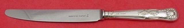 Walker & Hall Kings Pattern Sterling Silver Dinner Knife 9 3/4" (1 of 2)