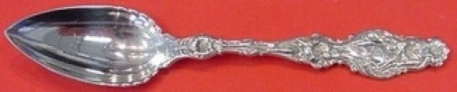 Whiting Sterling Silver Lily Grapefruit Spoon Fluted 5 3/8 Inch (1 of 2)